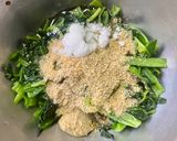 超簡単☆ほうれん草のからし胡麻和え♪♪作り方3写真