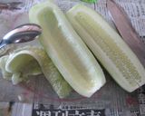 牛肉と太胡瓜のサラダ風炒め物作り方1写真