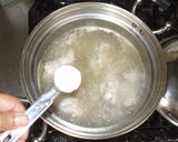 鶏手羽元のネギ生姜スープ♪簡単レシピ作り方3写真