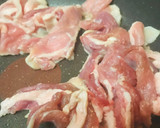 豚肉ともやしのオイスターソース炒め作り方1写真