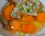 納豆オムレツ〜キッシュ風〜作り方2写真