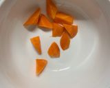 クリーミーピリ辛炒飯味豆腐入ナムル風炒煮作り方5写真