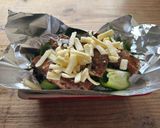mイワシ缶とピーマンのチーズホイル焼き作り方2写真