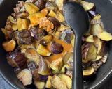 茄子とネギとひき肉のピリ辛にんにく味噌炒め作り方9写真