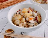めんつゆで失敗なし！さつまいもの「もっちりご飯」作り方6写真