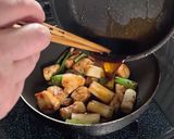 鶏むね肉であっさり焼き鳥丼作り方4写真