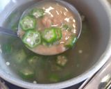 とっても簡単★冷凍オクラのお味噌汁作り方2写真