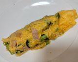 菜の花とベーコンとチーズのオムレツ作り方4写真