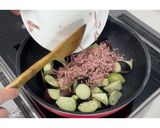 なすとわらびのシェルパスタ★動画あり★作り方10写真