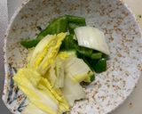 お一人様ピリ辛味噌味根菜たっぷり野菜炒め作り方6写真