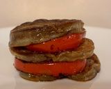 白茄子とトマトのミルフィーユ焼き作り方6写真