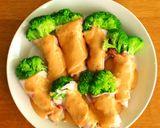 レンジ調理♪味噌マヨ肉巻きブロッコリー作り方2写真