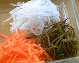 胡麻ドレをアレンジ、野菜たっぷり棒棒鶏♪作り方1写真