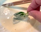 香り立つバジルの天ぷら　紫色茄子の天ぷら作り方14写真