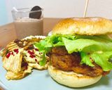 ハニマスフライドチキンバーガー作り方5写真