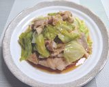 たっぷりキャベツと豚ばらのポン酢炒め作り方4写真