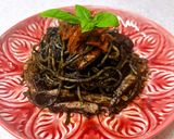 コクうま♪イカスミのパスタ作り方7写真