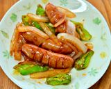朝食にも！ウインナーとししとうのケチャップ炒め作り方4写真