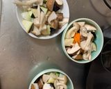 肉無豆腐簡単中華風炊込ご飯味野菜炒め作り方9写真