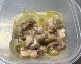 ヘルシー低糖質レンジでオートミール親子丼作り方2写真