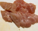 鶏ささみときのこの中華丼作り方3写真