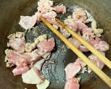 アスパラ菜と鶏胸肉のさっぱり炒め😻作り方2写真