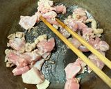 アスパラ菜と鶏胸肉のさっぱり炒め😻作り方2写真