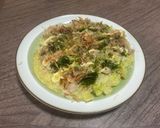 【減塩】油なし！ふんわり蒸しお好み焼き作り方8写真