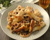 鶏手羽と秋野菜のにんにく焼き作り方7写真