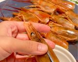 【節約メニュー】赤エビの頭のオーブン焼き作り方1写真
