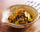 レンジで★麻辣なすキャベツささみ和え作り方11写真