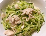 サラダチキンと水菜の中華風ひやむぎ作り方9写真