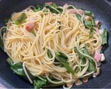 空芯菜とベーコンのペペロンチーノ作り方5写真