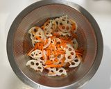 レンジで簡単！デリ風彩りれんこんサラダ作り方4写真