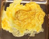 菊菜と木綿豆腐の生ハム卵サラダ作り方2写真