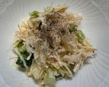 【簡単副菜】千切キャベツの明太マヨソース作り方4写真