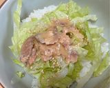 鯖の味噌煮缶が余った時の鯖味噌煮丼♡簡単作り方3写真