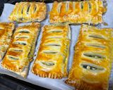 ほうれん草とフェタチーズのパイ包み焼き作り方13写真