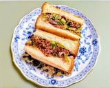 簡単ランチ！キャベツとコンビーフのサンド作り方7写真