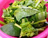 ほうれん草と人参のコチュジャン炒め作り方1写真