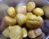 栗とお芋のほっこり炊き込みご飯作り方1写真