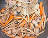 甘辛鶏ごぼうのりまき作り方3写真