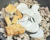 厚揚げと玉ねぎの豚バラ「マヨ味噌」炒め作り方6写真