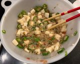 【男料理】夏バテ対策！長芋とオクラの梅肉和え作り方5写真