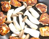 鶏胸肉とエリンギとオクラのみぞれ煮。作り方4写真