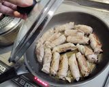 梅肉味の肉巻きちくわ作り方5写真