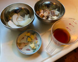 柚子ごしょうとイカの焼きそうめん作り方1写真