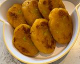 〜離乳食後期〜かぼちゃと枝豆入いももち作り方6写真