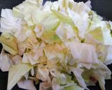 節約簡単夕飯昼食キャベツ鶏もも肉味噌煮丼も肉料理作り方5写真