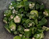 簡単★あと一品に！オクラのみりん和え作り方1写真